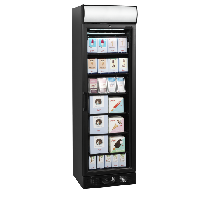 Congelador de exposición color negro UFSC371GCP Black