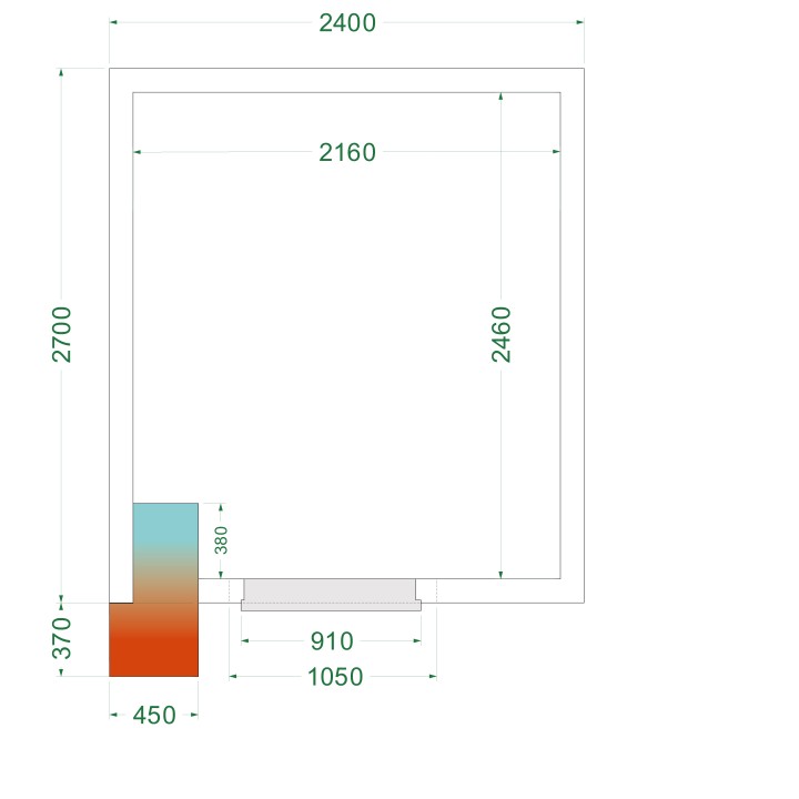 Cámara de congelación CRNF2427WD