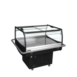 Refrigerador para la venta por impulso color negro PDC90SL-2