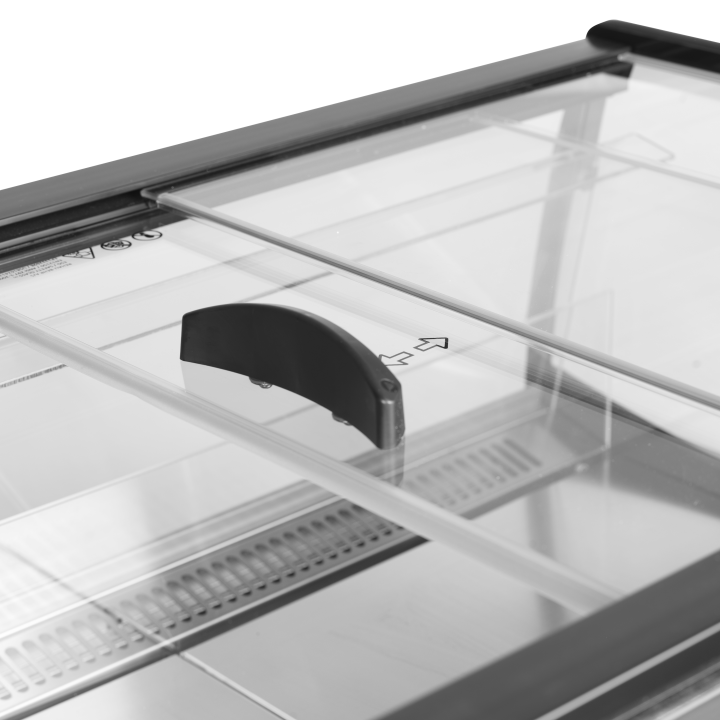 Refrigerador para la venta por impulso color negro PDC90SL-2