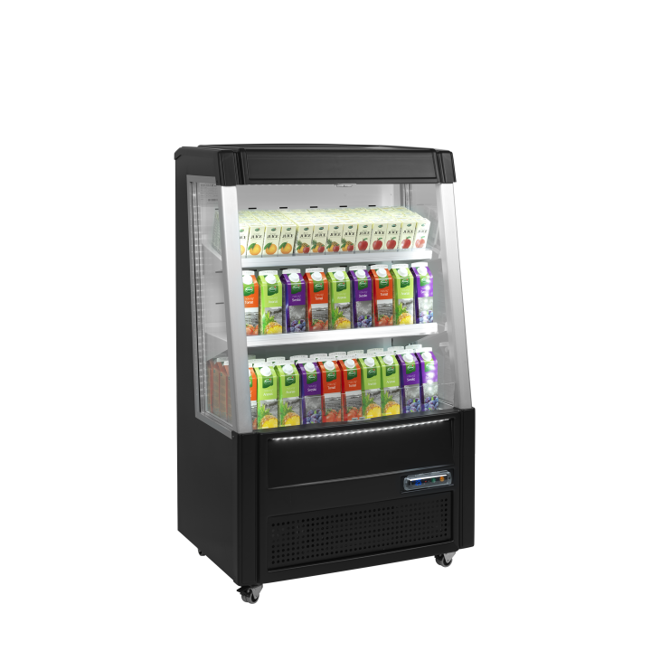 Refrigerador para la venta por impulso color negro ODC90