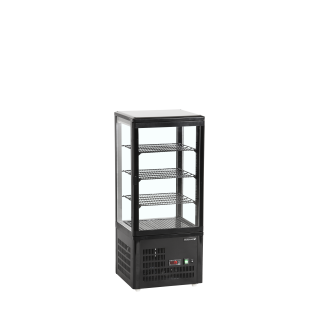 Vitrina de exposición refrigerada UPD80-BLACK