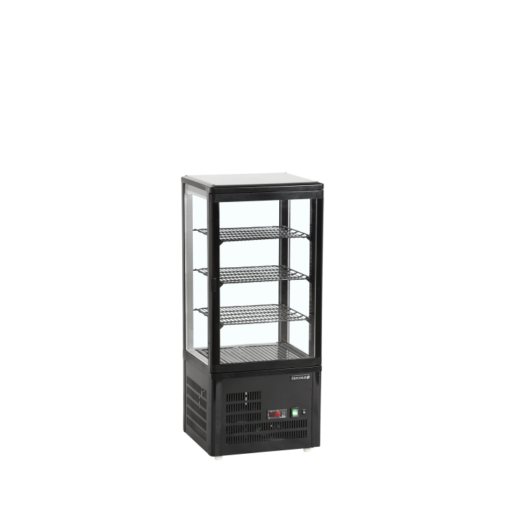 Vitrina de exposición refrigerada UPD80-BLACK