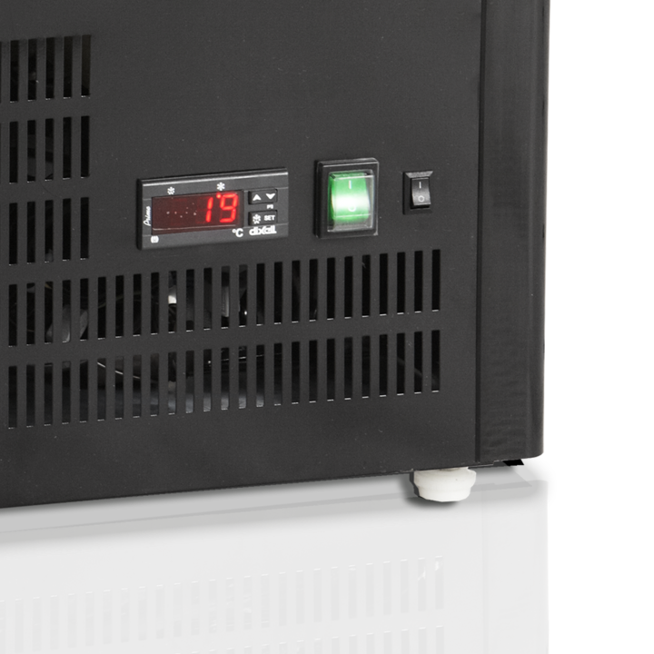 Vitrina de exposición refrigerada UPD80-BLACK